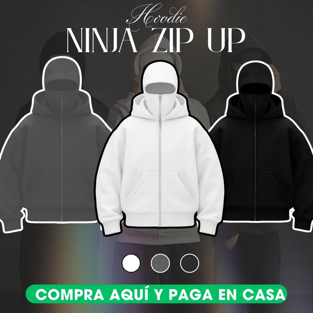 Hoodie Ninja Zip Up