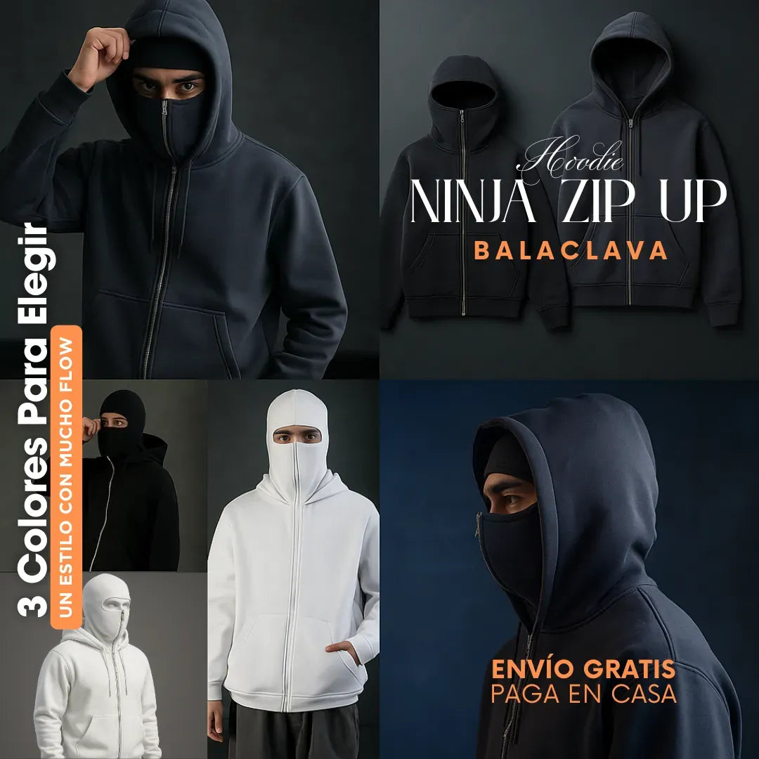 Hoodie Ninja Zip Up